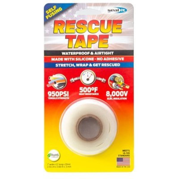 Seal It Services 1x12' CLR Rescue Tape RT12012BCL